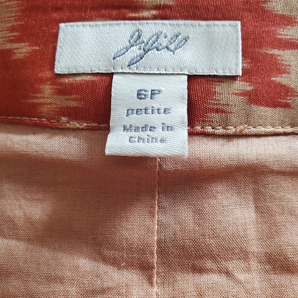 J. Jill Pleated Silk Skirt 6 Petite NWOT - Picture 7 of 10